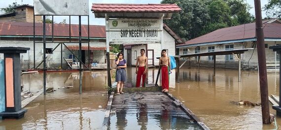 Curah Hujan Tinggi, Warga Kecamatan Damai Diminta Waspada Banjir