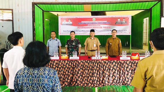 Badan Kesatuan Bangsa dan Politik Gelar Sosialisasi Penanganan Konflik Sosial Untuk Mensukseskan Pemilu 2024 di Kecamatan Damai